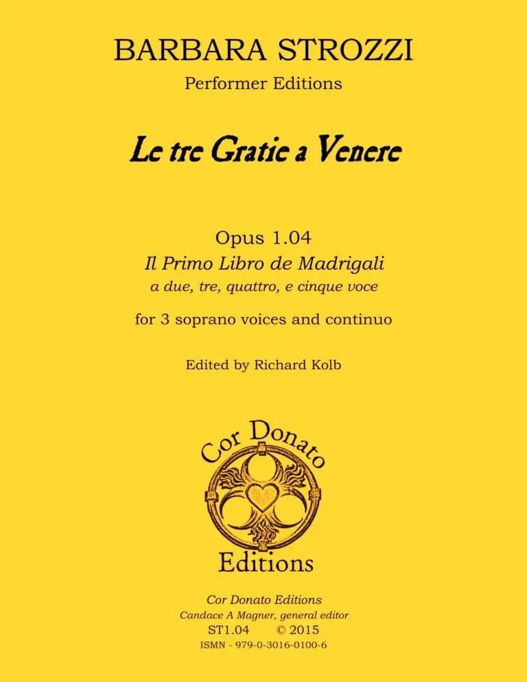 Cover of Le Tre Gratie a Venere