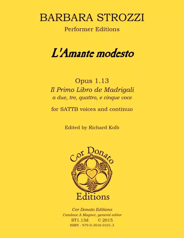 Cover of L'Amante Modesto
