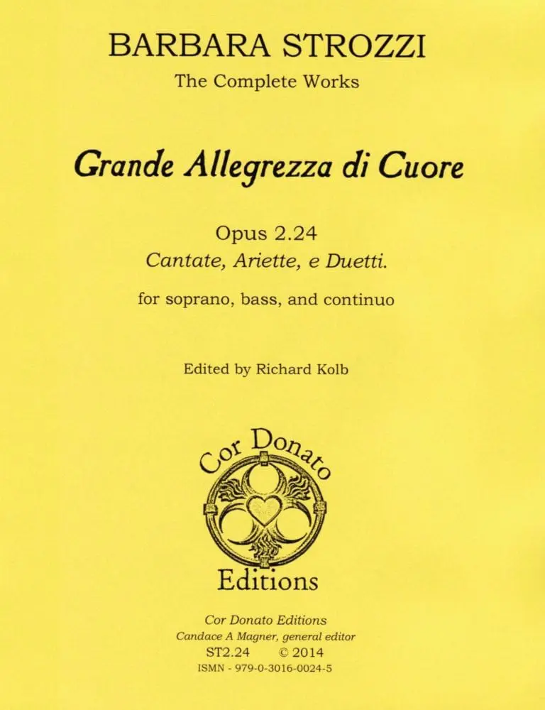 Cover of Grand' Allegrezza di Cuore