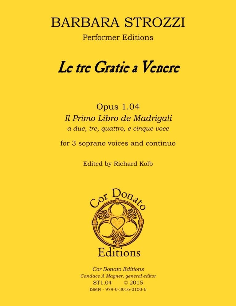 Cover of Le Tre Gratie a Venere