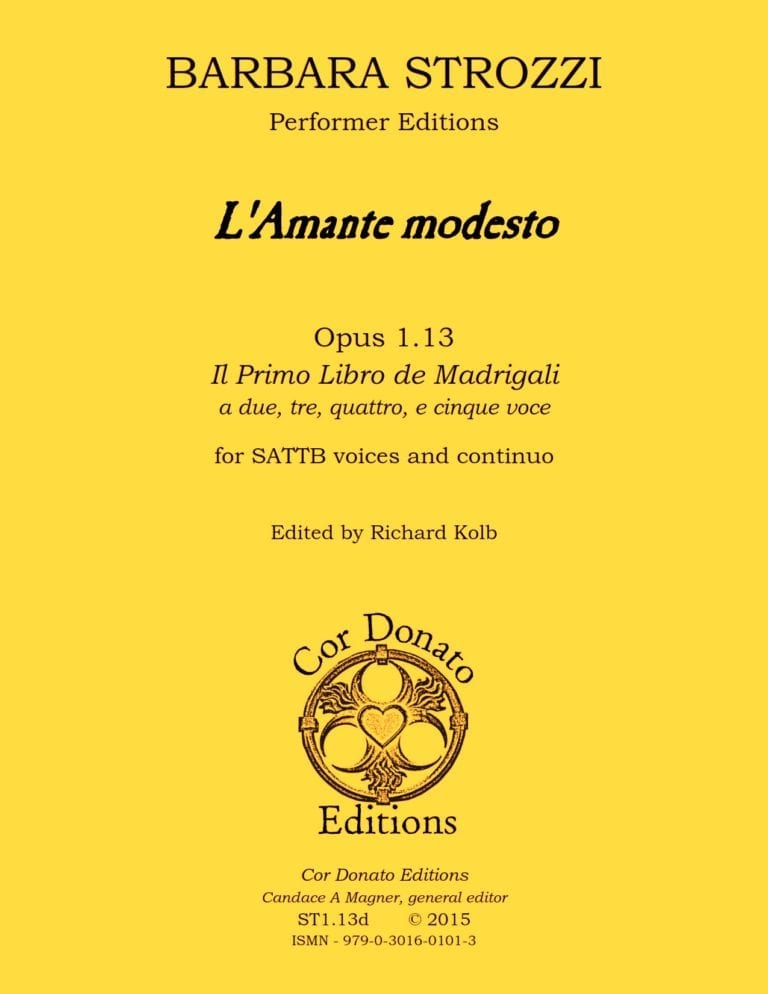 Cover of L'Amante Modesto