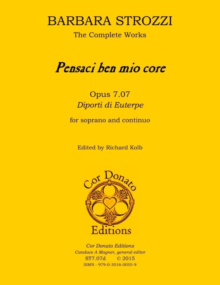 Cover of Pensaci ben mio core