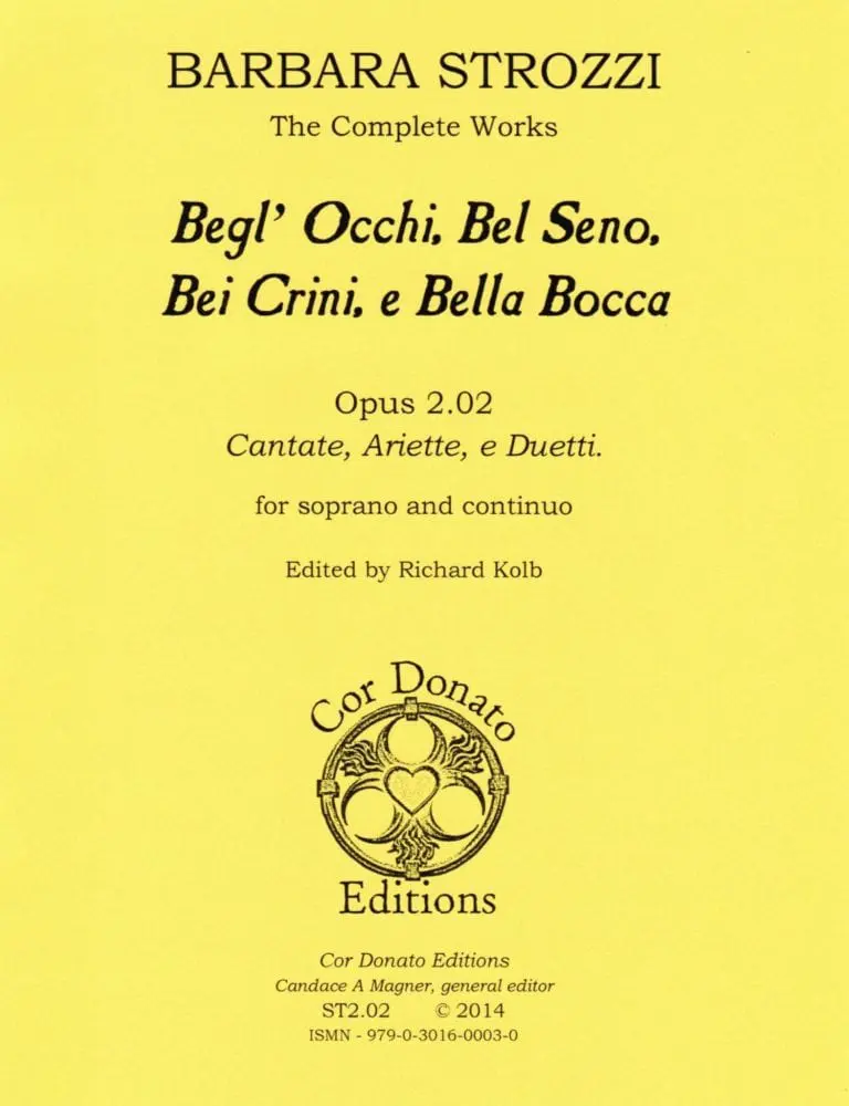 Cover of Begl'Occhi, Bel Seno, Bei Crini, e Bella Bocca