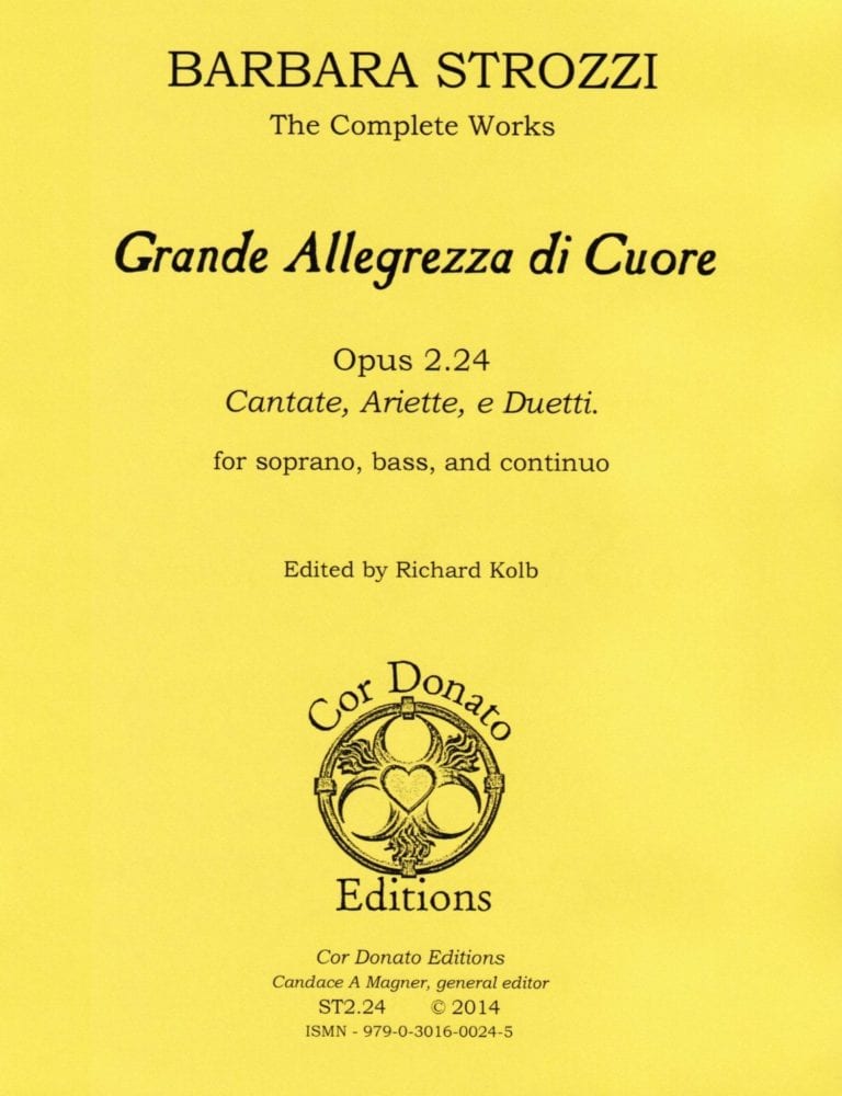 Cover of Grand' Allegrezza di Cuore