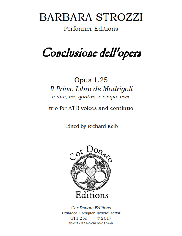 Cover of Conclusione dell'Opera