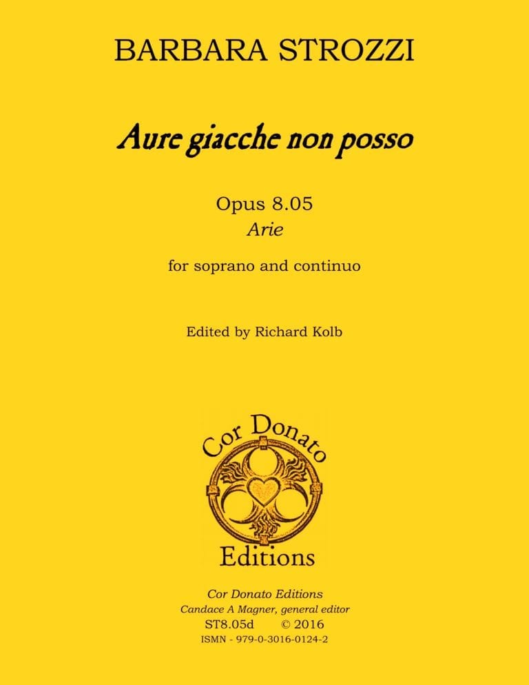 Cover of Aure giacche non posso