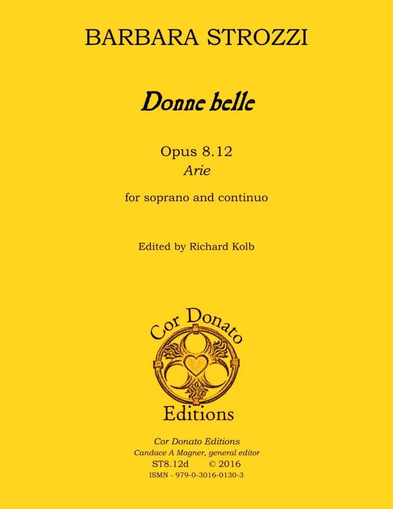 Cover of Donne belle