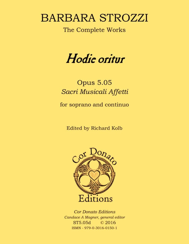 Cover of Hodie Oratur