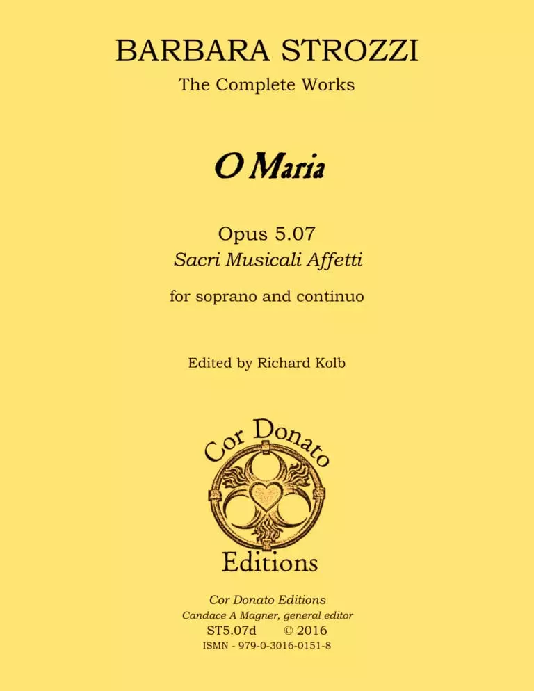 Cover of O Maria